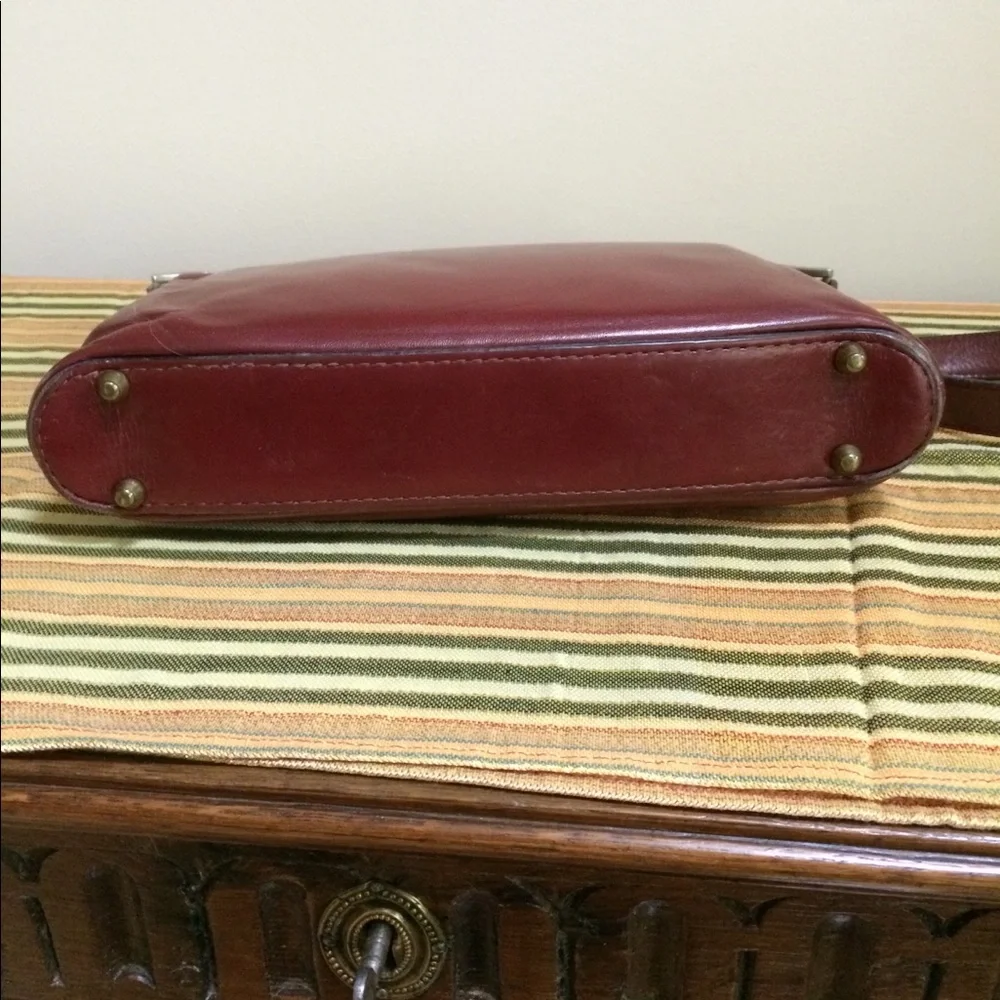 Etienne Aigner burgundy purse